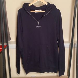 Palace half zip pullover hoodie